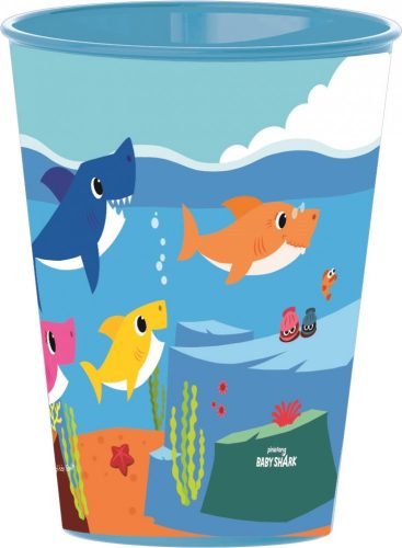 Baby Shark Splashy műanyag pohár 260 ml