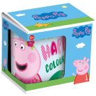 Peppa malac Pink porcelán bögre 235 ml (8 oz) Díszdobozban