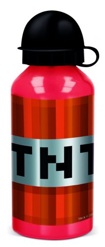Minecraft TNT alumínium kulacs ivókupakkal 400 ml