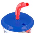 Bosszúállók Rolling Thunder szívószálas pohár, műanyag 430 ml