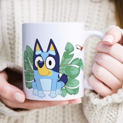 Bluey Leaves porcelán bögre 235 ml (8 oz) Díszdobozban