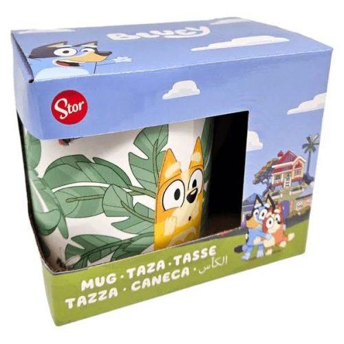 Bluey Leaves porcelán bögre 235 ml (8 oz) Díszdobozban