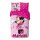 Disney Minnie Pink Polka Bow ágyneműhuzat 140×200cm, 65x65 cm